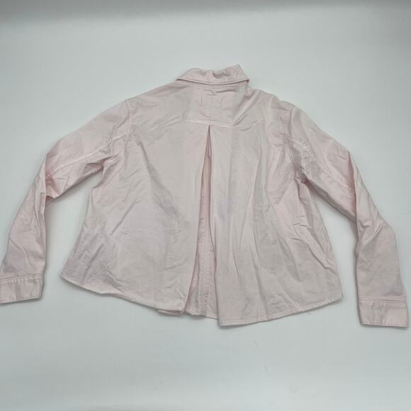 CHINO by Anthro Jacket Pink Button-Up Swing Button Up Womens Size XS Lightweight - Picture 2 of 7